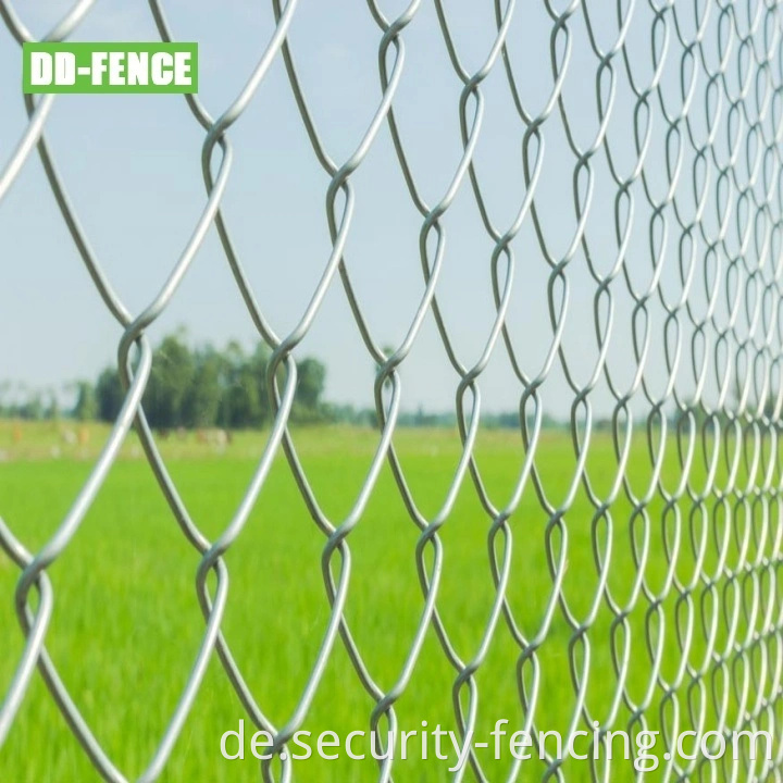 PVC beschichtetes Kettenverbindungszaun PVC Coated Chain Link Fence